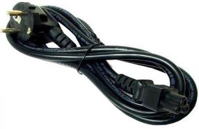 Провод Akyga Schuko, IEC320 C5, 1 м, черный цв.
