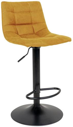 Baaritool House Nordic Middelfart, matt, sinep v., 43 cm x 43 cm x 88 - 108 cm