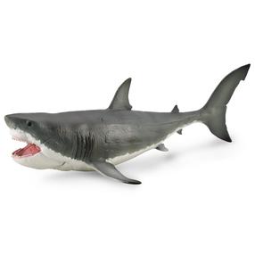 Žaislinė figūrėlė, ryklys Collecta Prehisctoric Megalodon 88887, 28.5 cm, pilka sp.