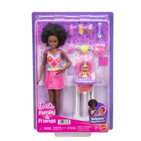 Кукла с аксессуарами Mattel Barbie Family & Friends Skipper Babysitters JJB45, 29 см, многоцветный
