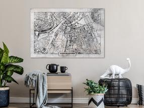 Reprodukcija Artgeist Copenhagen Plan DKNW1450PWD, 60 cm x 40 cm