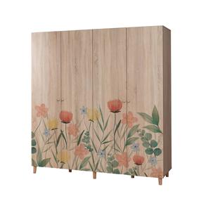Riidekapp Kalune Design Loni 4 915, pruun v., 52 cm x 180 cm x 192 cm
