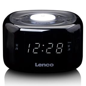 Радио-будильник Lenco CR12BK, черный цв.