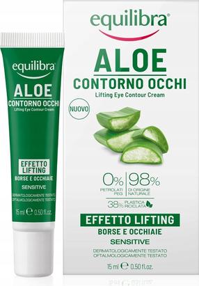 Acu krēms Equilibra Aloe Contour Eye Lifting, 15 ml
