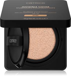 Grima bāze Catrice Invisible Cover Cushion Foundation, SPF 30, brūna krās., 012c, 10 g
