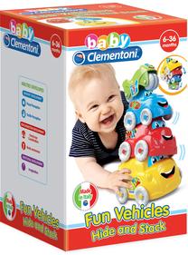 Automobilų piramidė Clementoni Baby 17111
