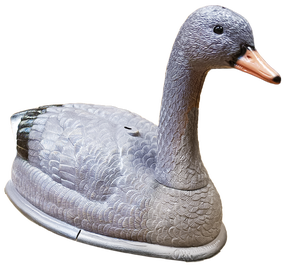 Sodo dekoracija "Antis" Besk Garden Duck 4750959113059, 38 cm x 22 cm x 66 cm, oranžinė sp./pilka sp.