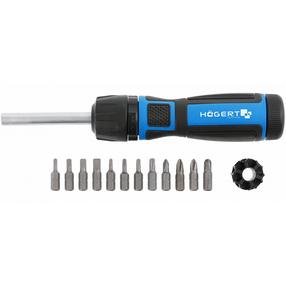 Atsuktuvo ir antgalių rinkinys, su magnetine pakaba GE HT1S215, T25, 25 mm, 3 - 6 mm, 1/4"