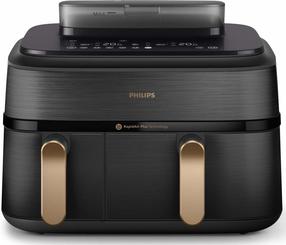 Товар с повреждённой упаковкой. Аэрогриль Philips 5000 серия NA552/00, черный цв., 2750 Вт, 9 л