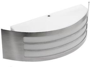Sieninis lauko šviestuvas GTV Astrit 27-80, 14W, E27, IP54, sidabro sp., 9 cm x 10 cm