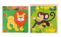 Medinė dėlionė Woodyland Safari 90921