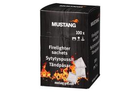 Süütetabletid, valge v. Mustang 626655, 12 cm, 100 tk
