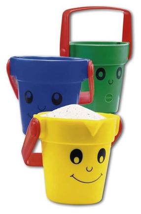 Liivakasti mänguasjade komplekt Mattel Fisher Price Brilliant Basics, sinine v./kollane v./roheline v., 3 tk