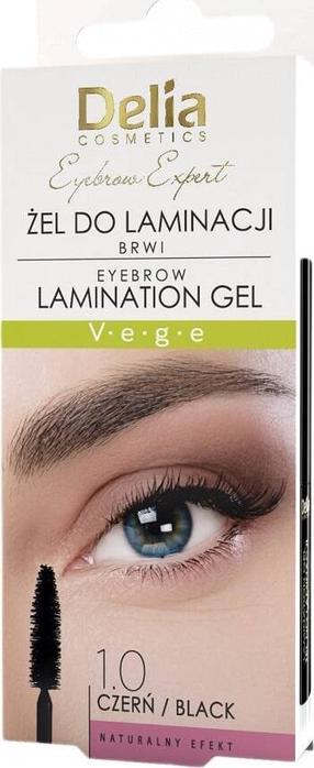 Kulmugeel Delia Cosmetics Eyebrow Expert Lamination Gel, 4 ml, must v. 1.0