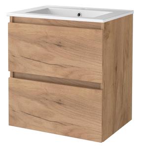Vannitoakapp valamuga Sanibell Basicline, whiskey oak v., 46.5 cm x 61 cm x 67 cm