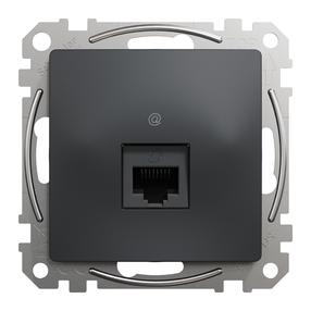 Datorligzda Schneider Electric Sedna Design, antracīta krās.