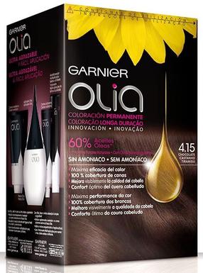 Juuksevärv Garnier Olia Midnight, šokolaad v., 4.15, 60 ml