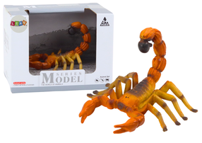 Mängukujuke, skorpion Lean Toys Model Series, 8 cm, pruun v./oranž v.