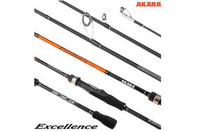Spiningas Akara EXCELLENCE TX-20, 270 cm, 190 g, juoda sp./oranžinė sp.