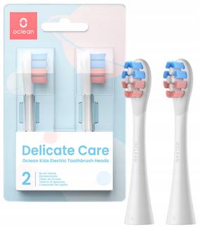 Elektrinio dantų šepetėlio galvutė Oclean Delicate, balta sp., 2 vnt.