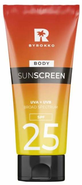 Krēms iedeguma kopšanai ķermenim Byrokko Sunscreen Broad Spectrum SPF25, 150 ml