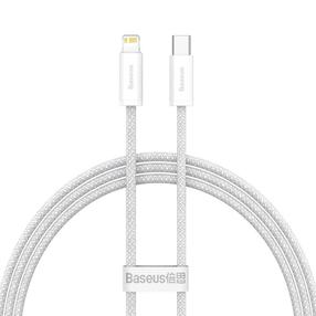 Кабель Baseus CALD000002, Lightning/USB-C, белый цв., 20 Вт