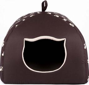Kaķu māja Hobbydog Igloo R2, brūna krās., 44 cm x 44 cm