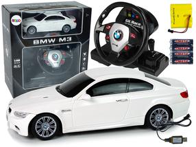  Rc automobilis Lean Toys M3 9723, 1:18, balta sp.