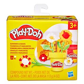 Modelinas, - Hasbro Play-Doh Lil Flowers, įvairių spalvų