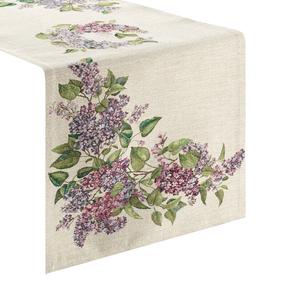 Stalo takelis stačiakampė 1424, smėlio sp./violetinė sp./žalia sp., 40 x 100 cm