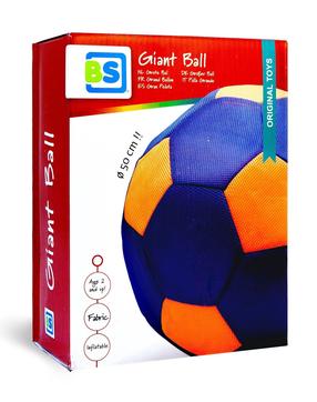 Õue mänguasi BS Toys Giant Ball, 50 cm x 50 cm, sinine v./oranž v.