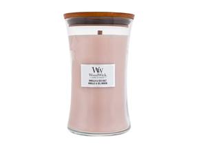 Svece, aromātiskā WoodWick Vanilla&Sea Salt, 120 h, 609.5 g, brūna krās.
