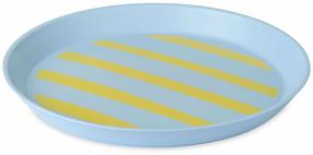 Väike taldrik Koziol Nora, 20.5 cm, plastik, sinine v./kollane v.