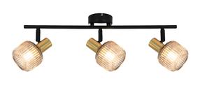 Šviestuvas nukreipiamasis Domoletti Shadow R5021009A-3TU, E14, 3 x 25 W, aukso sp. / juoda sp.