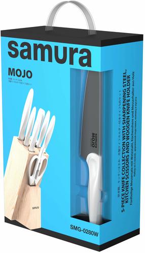 Virtuvinių peilių komplektas, su stovu Samura Mojo SMJ-0280W, 8 vnt.