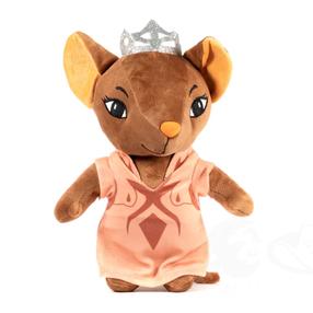 Pliušinis žaislas pelė Tabletop Tycoon Cozy Critters Amilla, ruda sp./rožinė sp., 20 cm