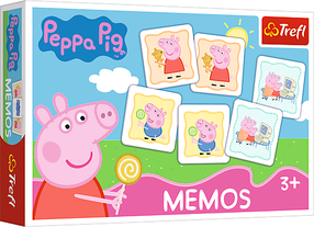 Игрa на запоминание (мемо) Trefl Peppa Pig Memos 02491T