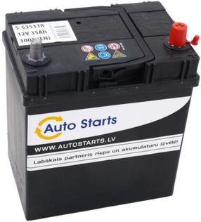 Аккумулятор Auto Starts, 12 В, 35 Ач, 300 а