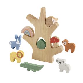 Līdzsvara bloki Mattel Fisher Price Wooden Balance Tree