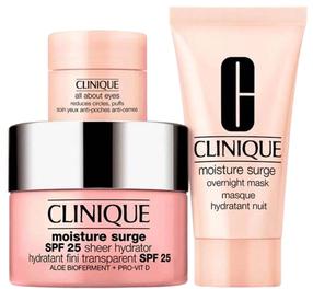Набор кремов для лица Clinique Moisture Surge Hydrate & Glow Set, 85 мл, SPF 25, 3 шт.