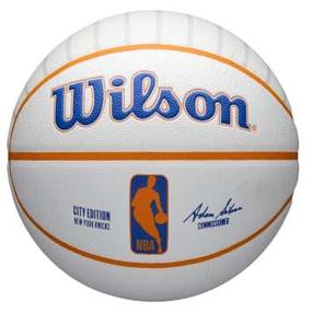 Krepšinio kamuolys Wilson NBA Team City Collector New York Knicks, 7 dydis, balta sp.