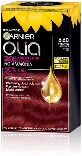 Juuksevärv Garnier Olia, intense red v., 6.60, 174.0 ml