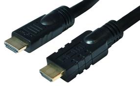 Laidas Logilink HDMI / HDMI HDMI 19 pin female, HDMI 19 pin male, 25 m, juoda sp.