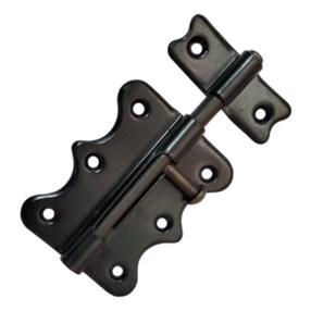 Durvju aizbīdnis Okko GB-1018, melns krās./niķeļa krās., 7.6 cm x 6 cm
