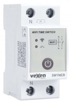 Virtuves taimeris, elektronisks Vexen 1NO 230VAC 63A Wifi Tuya, 63 A