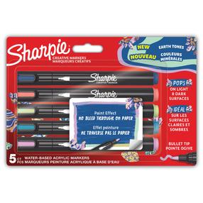 Akrila marķieris Sharpie, daudzkrāsaina, 5 gab.