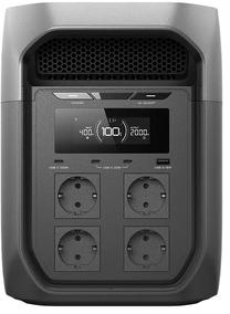 Nešiojamas įkroviklis (Power bank) EcoFlow DELTA 3 Max, 640000 mAh, 2400 - 4800 W, juoda sp.