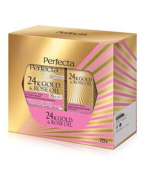 Набор кремов для лица Dax Perfecta 24K Gold & Rose Oil, 65 мл, 70+, 2 шт.