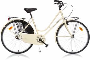 Dviratis miesto Dino Bikes Olanda, 26 ", 17'' rėmas, kreminė sp.