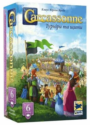 Stalo žaidimo papildymas Hans im Glück Carcassonne Jousts & Crests, EN